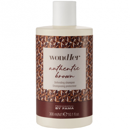 Шампунь для коричневых оттенков волос  WondHer Authentic Brown BY FAMA Professional 